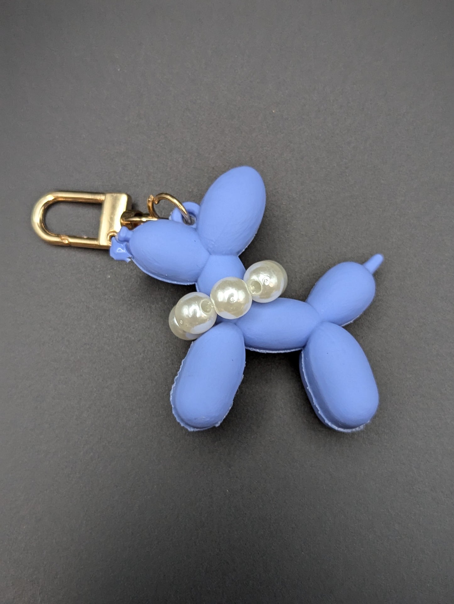 Blue Balloon Dog Bag Charm/ Key Chain