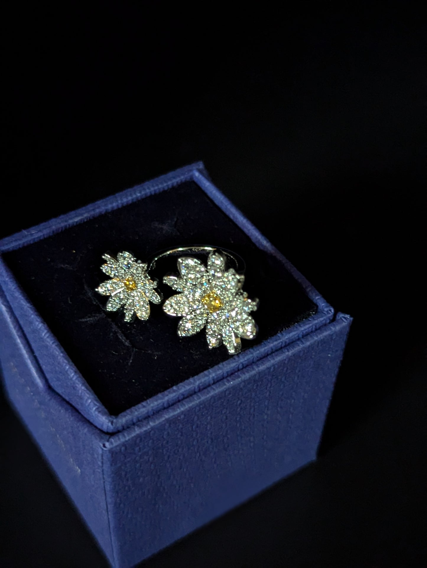 Swarovski Flower Ring