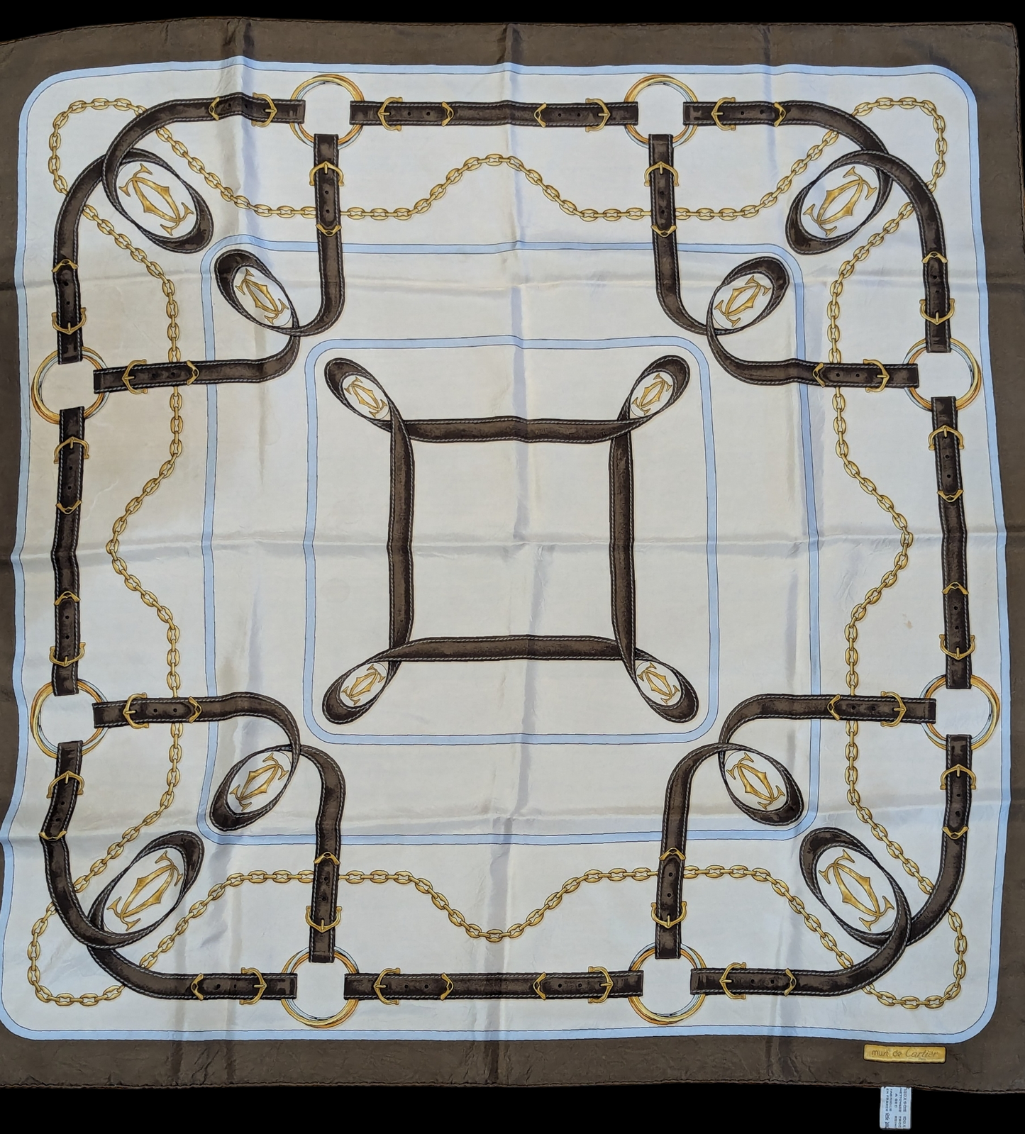 Must de Cartier Equestrian Silk Scarf