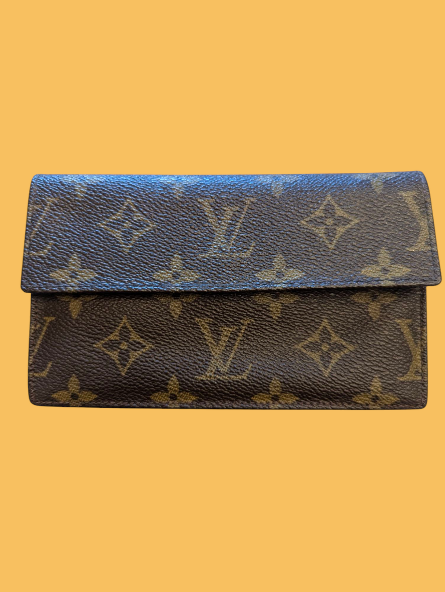 Louis Vuitton Vintage Rare Monogram Flap Wallet