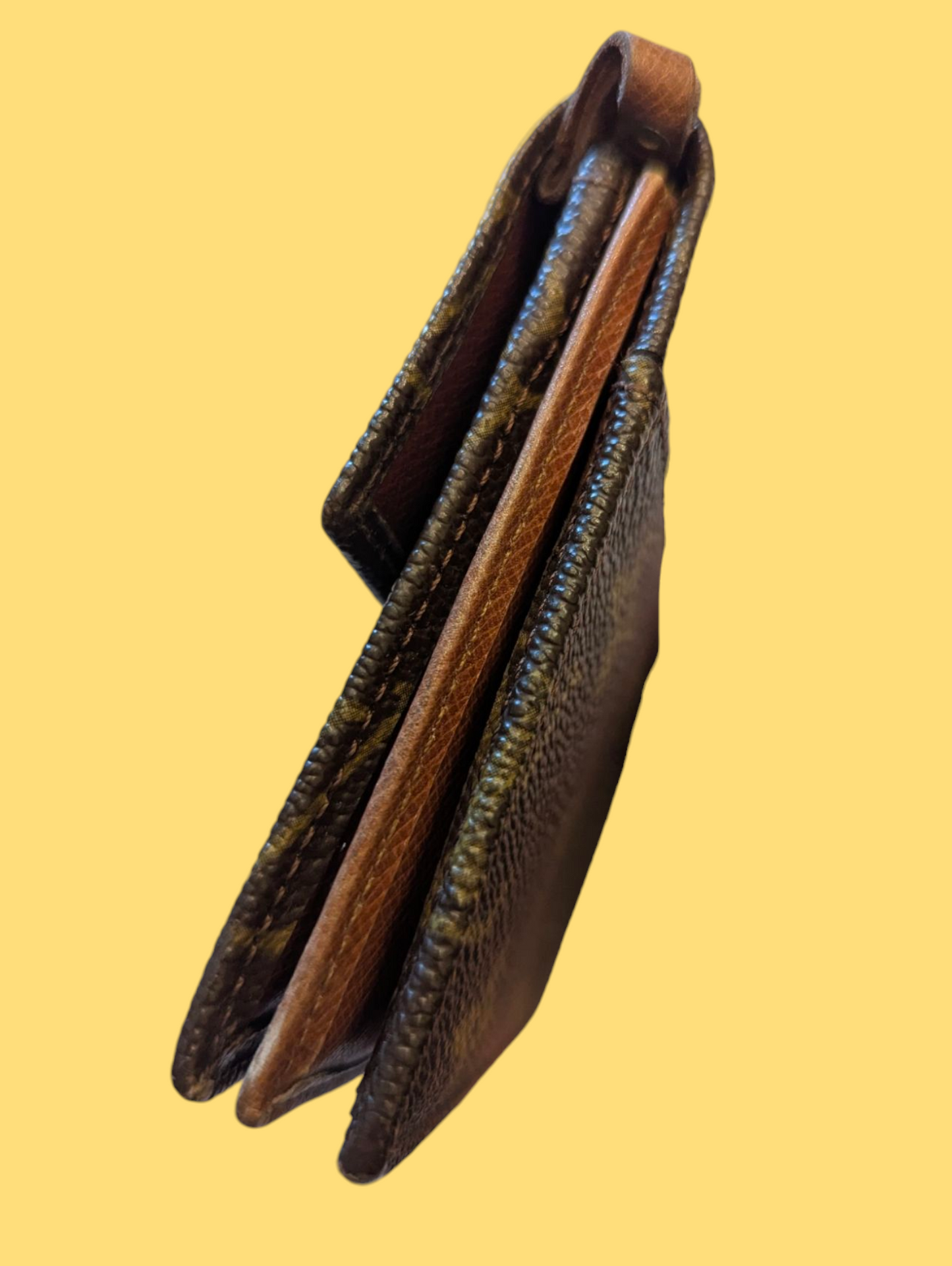 Louis Vuitton Vintage Rare Monogram Flap Wallet