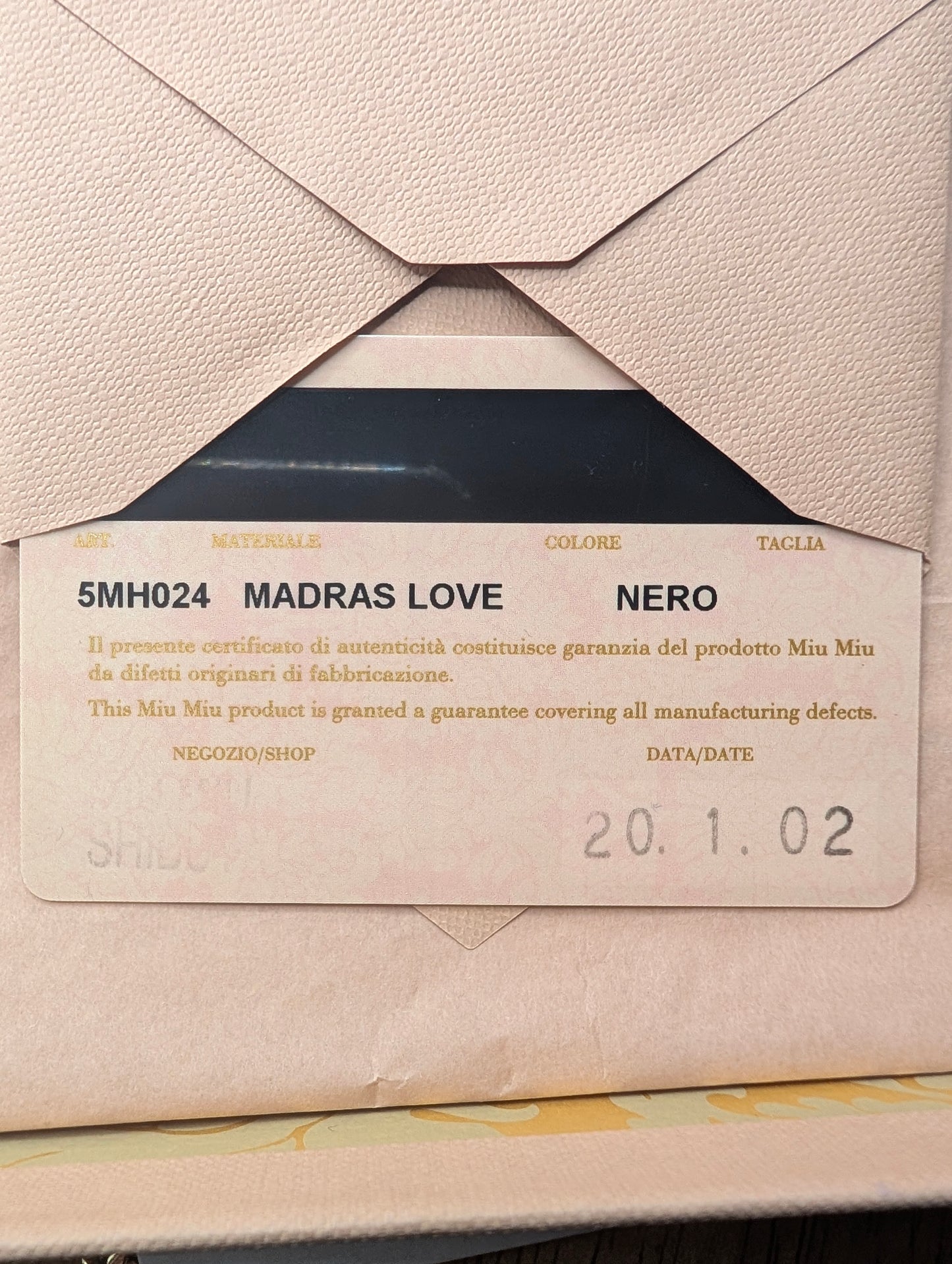 Miu Miu Envelope Wallet