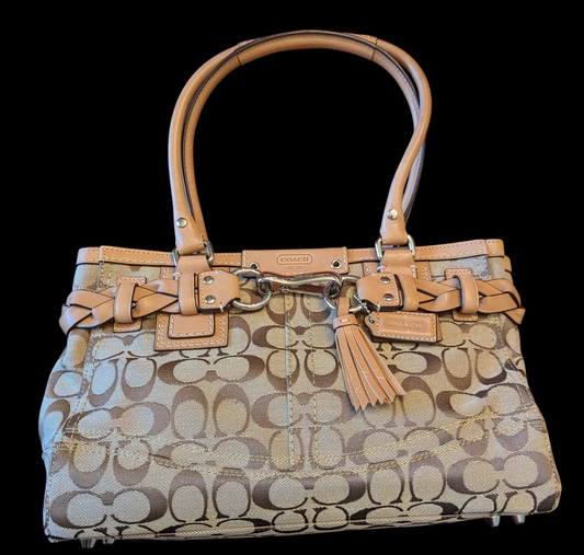 Coach Tan Hampton Tote bag