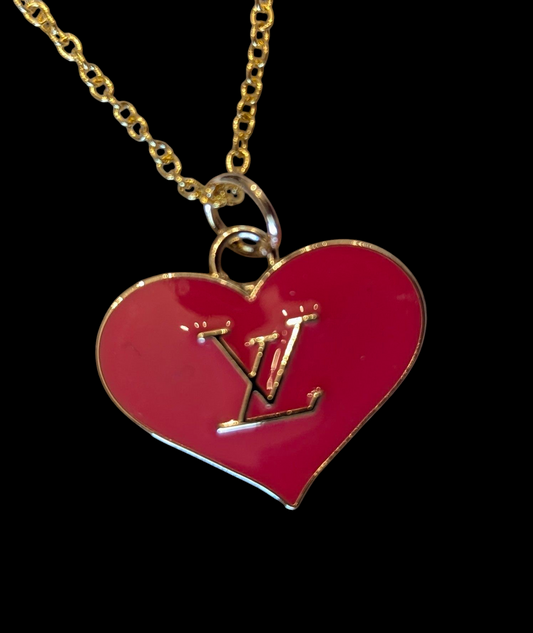 Louis Vuitton Pink Heart Charm