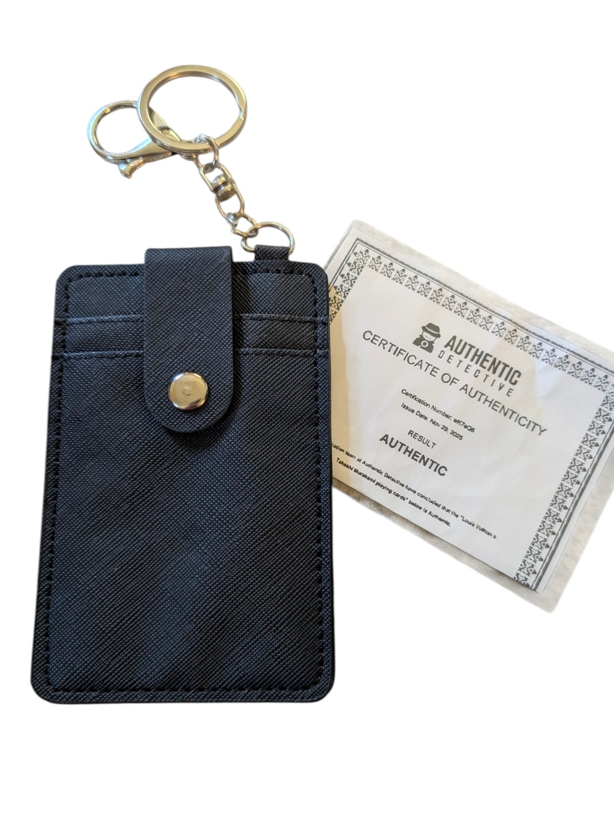 Louis Vuitton x Takashi Murakami Multicolor Monogram playing card keychain